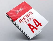 BLOC NOTE A4 AVEC SPIRALE