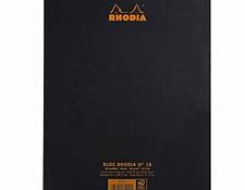 BLOC NOTE RHODIA N°18 21*29.7 80GR 80F DETACHABLES