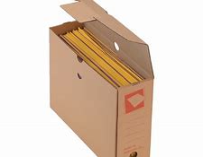 BOITE ARCHIVE EN POLY PRO N°12 JAUNE