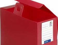 BOITE ARCHIVE EN POLY PRO N°16 ROUGE