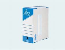 BOITE ARCHIVE DOS 15CM SIMILI 33*25 MARRON AVEC COUVERCLE