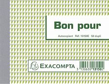 CARNET BON POUR