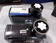 ENCRE FLACON MONTBLANC POUR STYLO PLUME BLEU