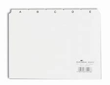INTERCALAIRE BLANC 10.5*23CM