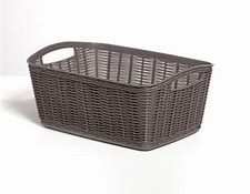 PANIER A COURRIER EN PLASTIQUE MARRON