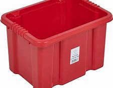 PANIER A COURRIER EN PLASTIQUE ROUGE