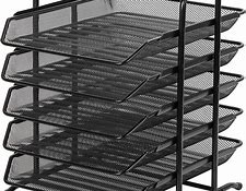 PANIER A COURRIER METAL NOIR