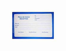 CARNET PIECE DE CAISSE DÉPENSE