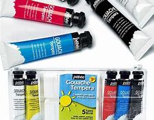 PEINTURE GOUACHE LIQUDE 5 TUBES