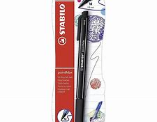 STYLO ROLLER STABILO BL@CK MEDIEU NOIR