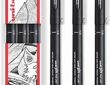 STYLO UNI PIN LIGNE FINE 0.8MM NOIR