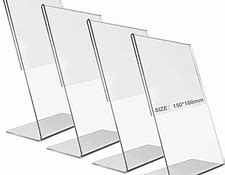 SUPPORT PORTE AFICHE EN PLEXIGLAS A5