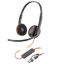 HPPOLY 12 Mois Poly Blackwire 3220 Stereo USB-C Headset +USB-C/A Adapter
