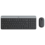 Slim Wireless Keyboard and Mouse Combo MK470 - GRAPHITE - FRA - CENTRAL 12M