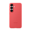 SACOCHE COVER Silicone Case for Galaxy S25 Rouge