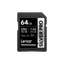 CARTE SD SD Silver Pro 64GB Professional SILVER PRO SDXC™ UHS-II Card,up to 280MB/s read,12M