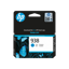 HP 938 Cyan Original Ink Cartridge 800 Pages pour OJ Pro 9730 & 9130 3Mois